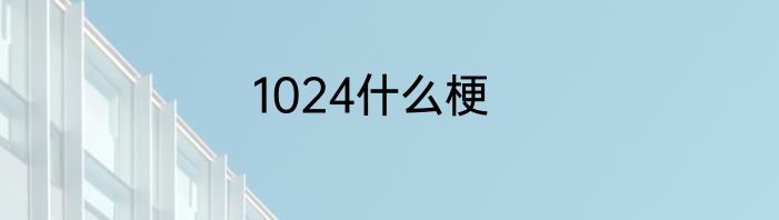 1024什么梗