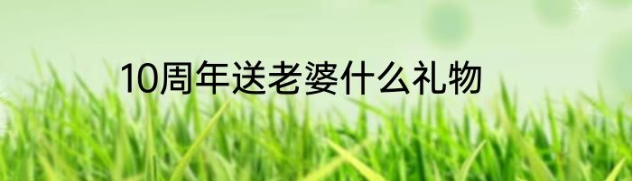 10周年送老婆什么礼物