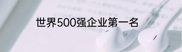 世界500强企业第一名