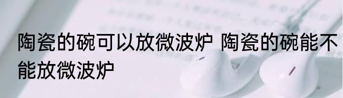陶瓷的碗可以放微波炉 陶瓷的碗能不能放微波炉
