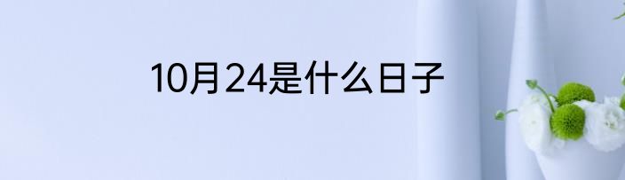 10月24是什么日子