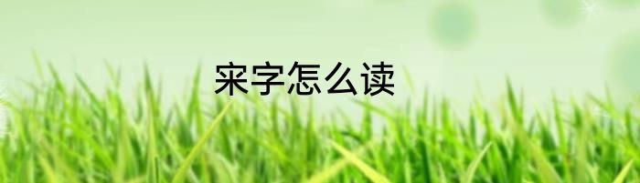 宩字怎么读