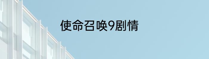 使命召唤9剧情