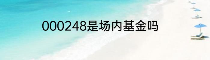 000248是场内基金吗