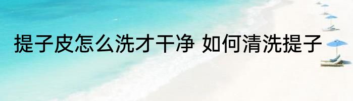 提子皮怎么洗才干净 如何清洗提子