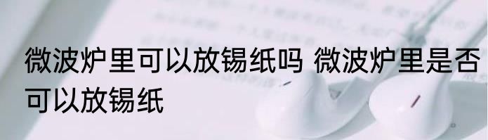 微波炉里可以放锡纸吗 微波炉里是否可以放锡纸