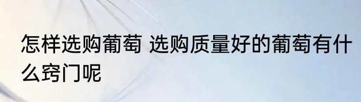 怎样选购苹果 如何挑选苹果