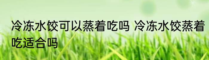 冷冻水饺可以蒸着吃吗 冷冻水饺蒸着吃适合吗