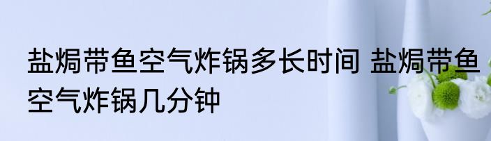 盐焗带鱼空气炸锅多长时间 盐焗带鱼空气炸锅几分钟