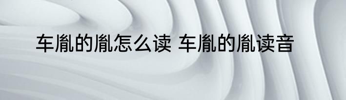 车胤的胤怎么读 车胤的胤读音