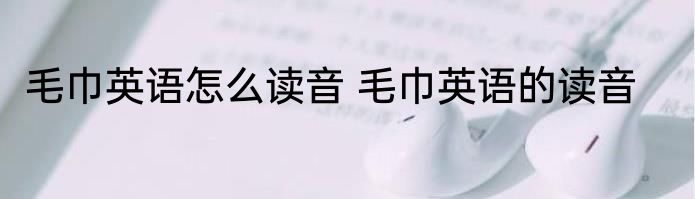 毛巾英语怎么读音 毛巾英语的读音