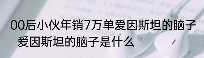 00后小伙年销7万单爱因斯坦的脑子   爱因斯坦的脑子是什么