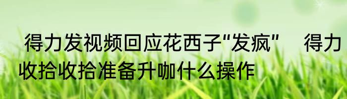  得力发视频回应花西子“发疯”    得力收拾收拾准备升咖什么操作