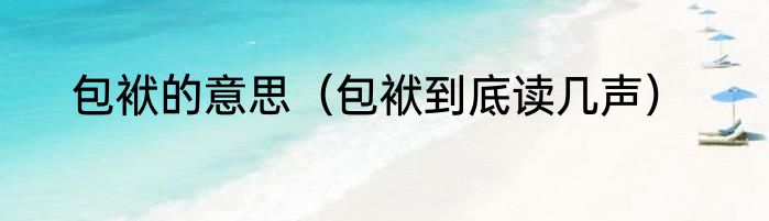 包袱的意思（包袱到底读几声）