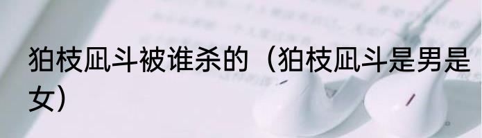 狛枝凪斗被谁杀的（狛枝凪斗是男是女）