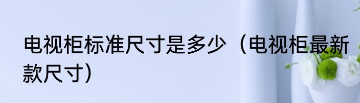 电视柜标准尺寸是多少（电视柜最新款尺寸）