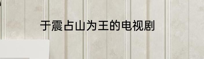 于震占山为王的电视剧