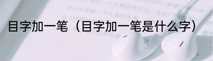 目字加一笔（目字加一笔是什么字）
