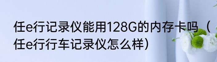 任e行记录仪能用128G的内存卡吗（任e行行车记录仪怎么样）