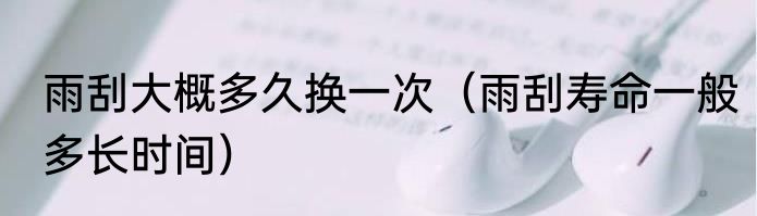 雨刮大概多久换一次（雨刮寿命一般多长时间）