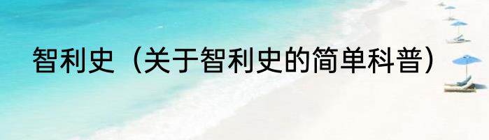 智利史（关于智利史的简单科普）