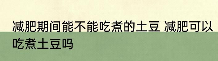 减肥期间能不能吃米饭 减肥的时候吃米饭好吗