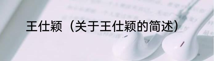 王仕颖（关于王仕颖的简述）