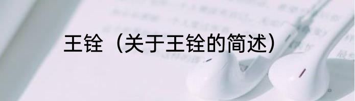 王铨（关于王铨的简述）