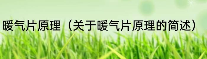 暖气片原理（关于暖气片原理的简述）