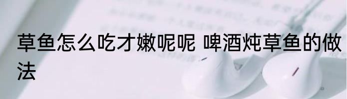 草鱼怎么吃才嫩呢呢 啤酒炖草鱼的做法