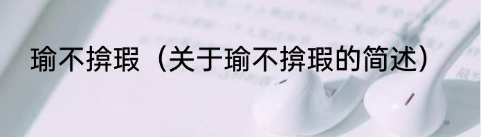 瑜不揜瑕（关于瑜不揜瑕的简述）