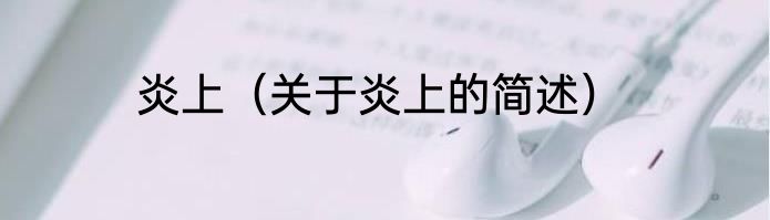 炎上（关于炎上的简述）