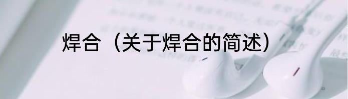焊合（关于焊合的简述）