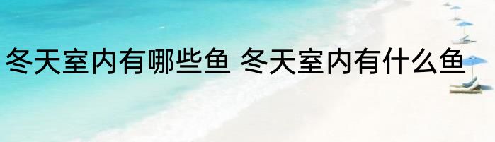 冬天室内有哪些鱼 冬天室内有什么鱼
