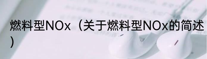 燃料型NOx（关于燃料型NOx的简述）