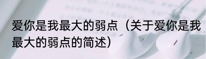 爱你是我最大的弱点（关于爱你是我最大的弱点的简述）