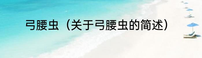 弓腰虫（关于弓腰虫的简述）
