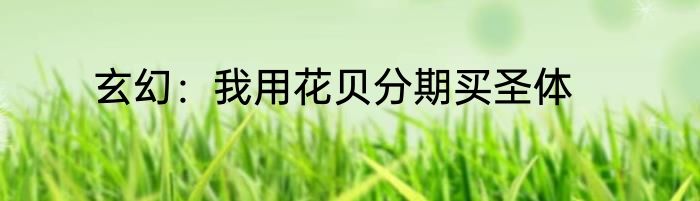 玄幻：我用花贝分期买圣体