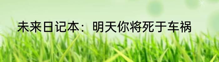 未来日记本：明天你将死于车祸