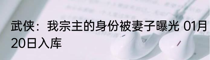 武侠：我宗主的身份被妻子曝光 01月20日入库