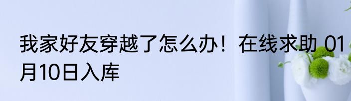 我家好友穿越了怎么办！在线求助 01月10日入库