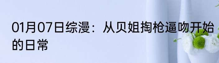 01月07日综漫：从贝姐掏枪逼吻开始的日常