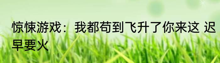 惊悚游戏：我都苟到飞升了你来这 迟早要火