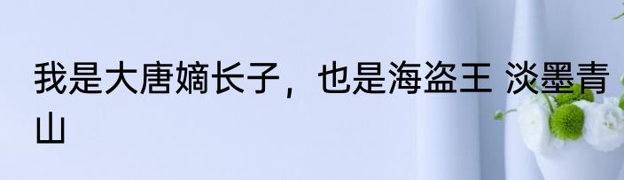 我是大唐嫡长子，也是海盗王 淡墨青山