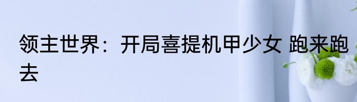 领主世界：开局喜提机甲少女 跑来跑去