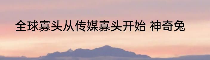 全球寡头从传媒寡头开始 神奇兔