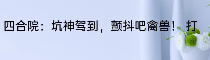 四合院：坑神驾到，颤抖吧禽兽！ 打