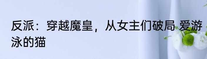 反派：穿越魔皇，从女主们破局 爱游泳的猫