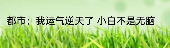 都市：我运气逆天了 小白不是无脑