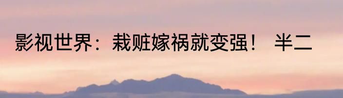 影视世界：栽赃嫁祸就变强！ 半二